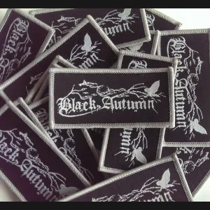 Black Autumn Logo Patch